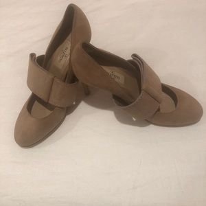 Never Worn Valentino Beige Suede Mary Jane.